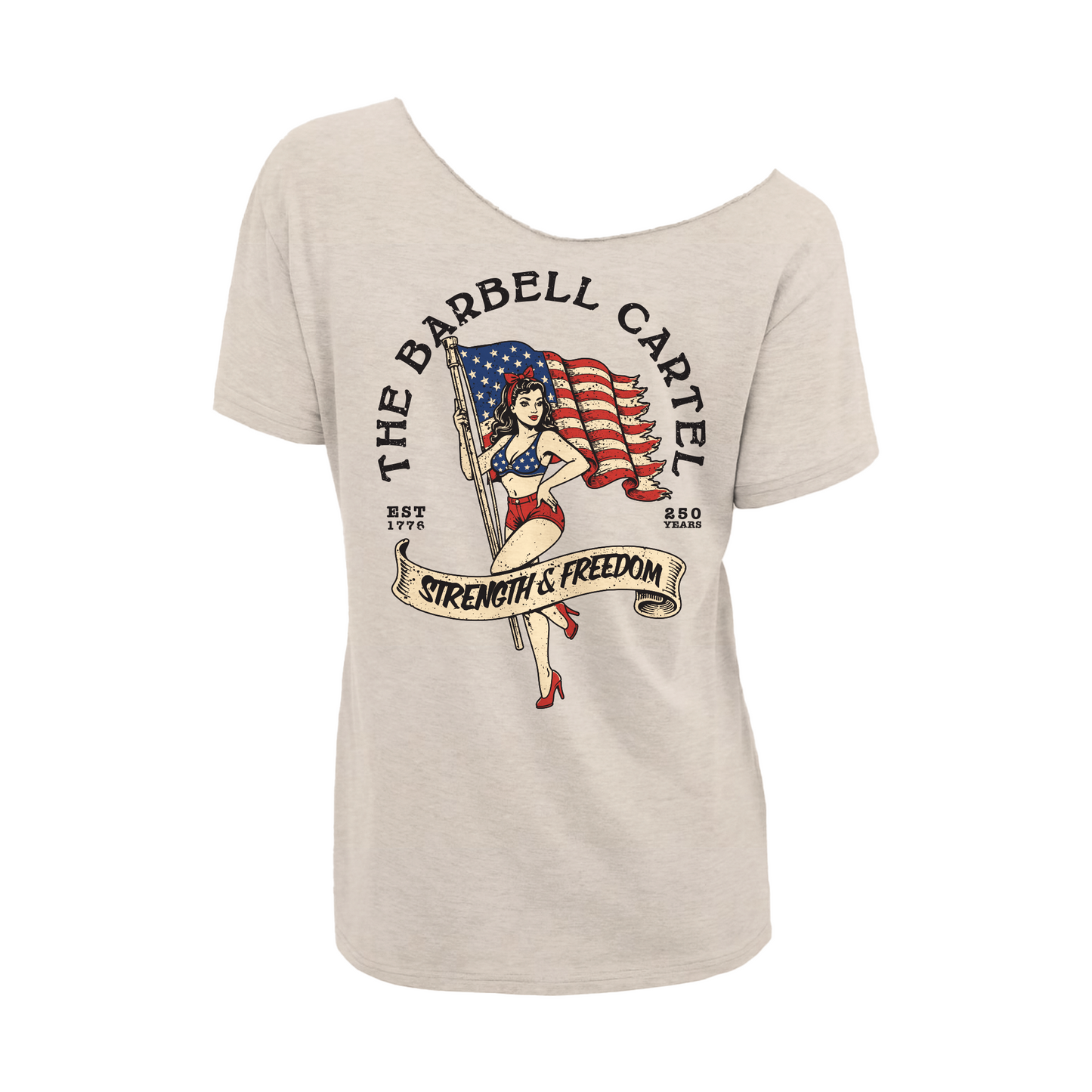 America 250 Street Cut T-Shirt - Sand (Limited edition)