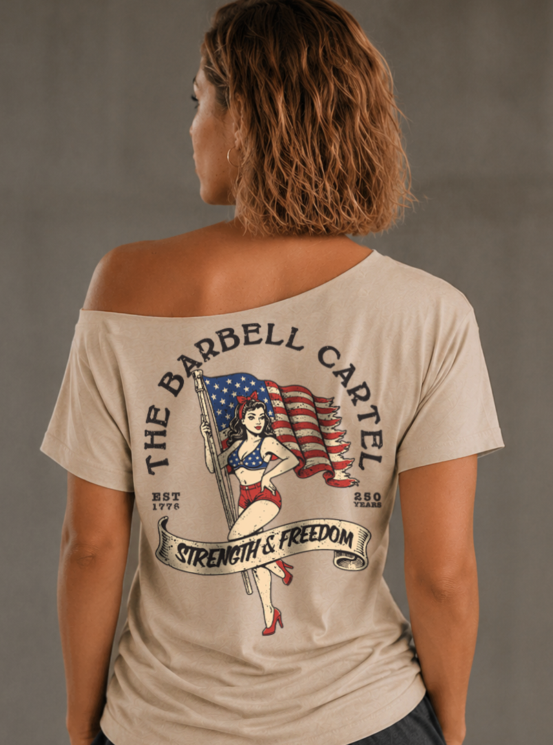 America 250 Street Cut T-Shirt - Sand (Limited edition)