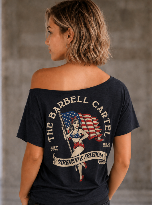 America 250 Street Cut T-Shirt - Black (Limited edition)