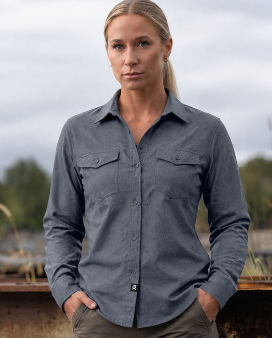 Women's Forester Flannel - Gunmetal Heather
