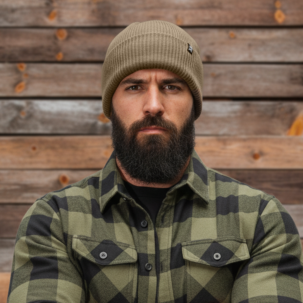 Classic Knit Beanie - Sand