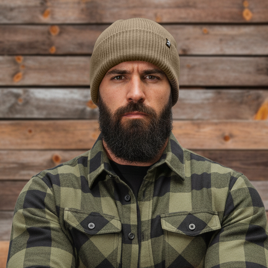 Classic Knit Beanie - Sand