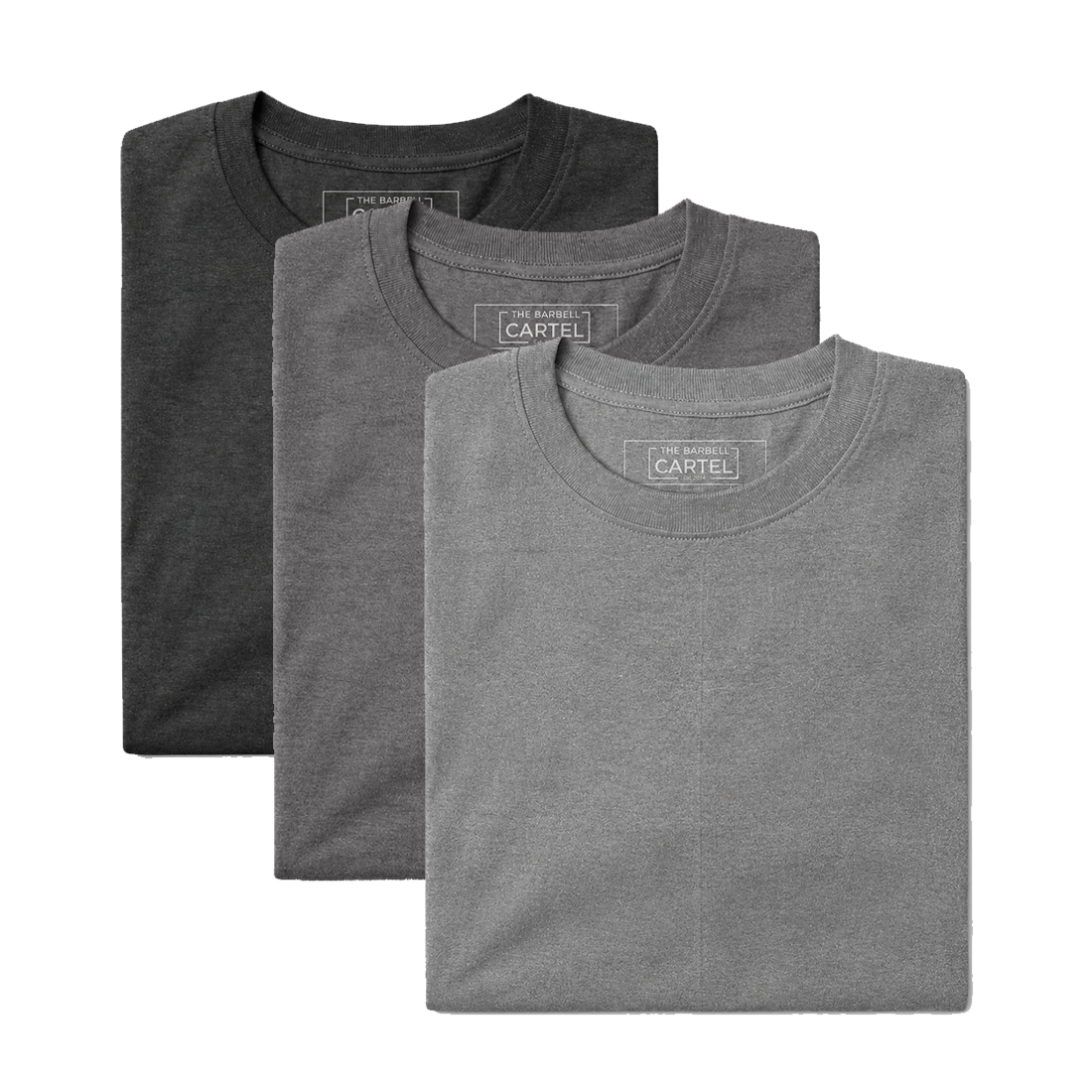 Foundation T-Shirt - 3 Pack (Shades of Gray)