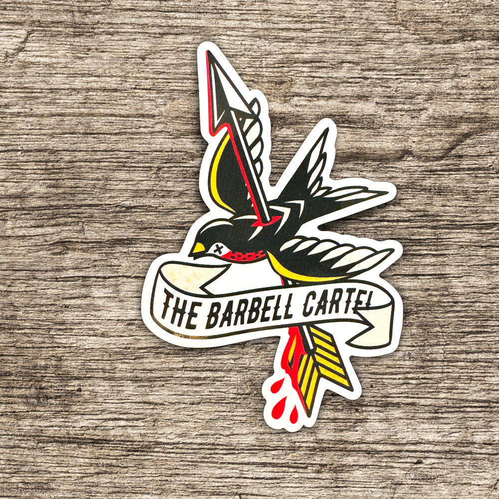 American Traditional Sticker – The Barbell Cartel