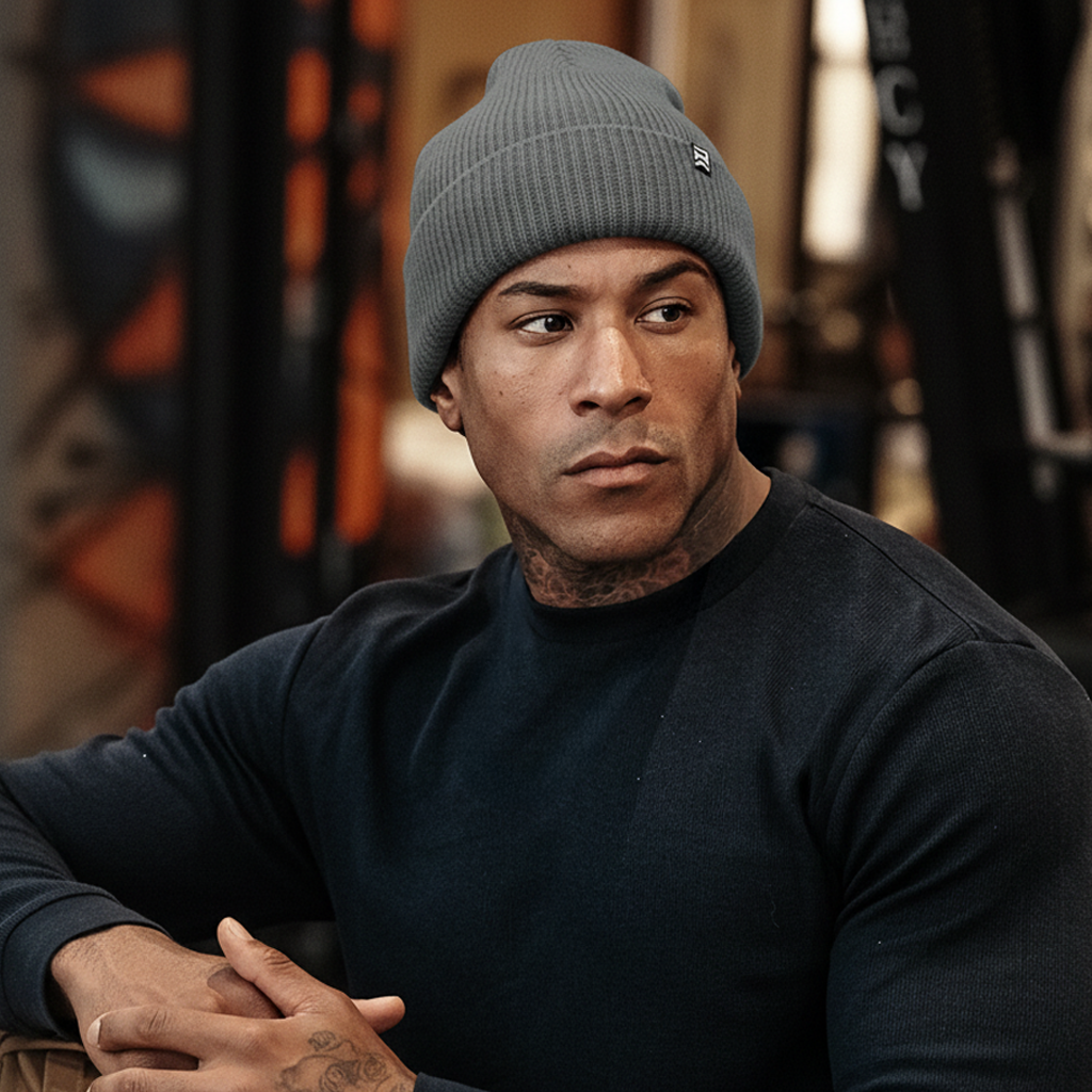 Classic Knit Beanie - Charcoal