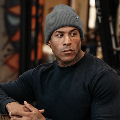 Classic Knit Beanie - Charcoal