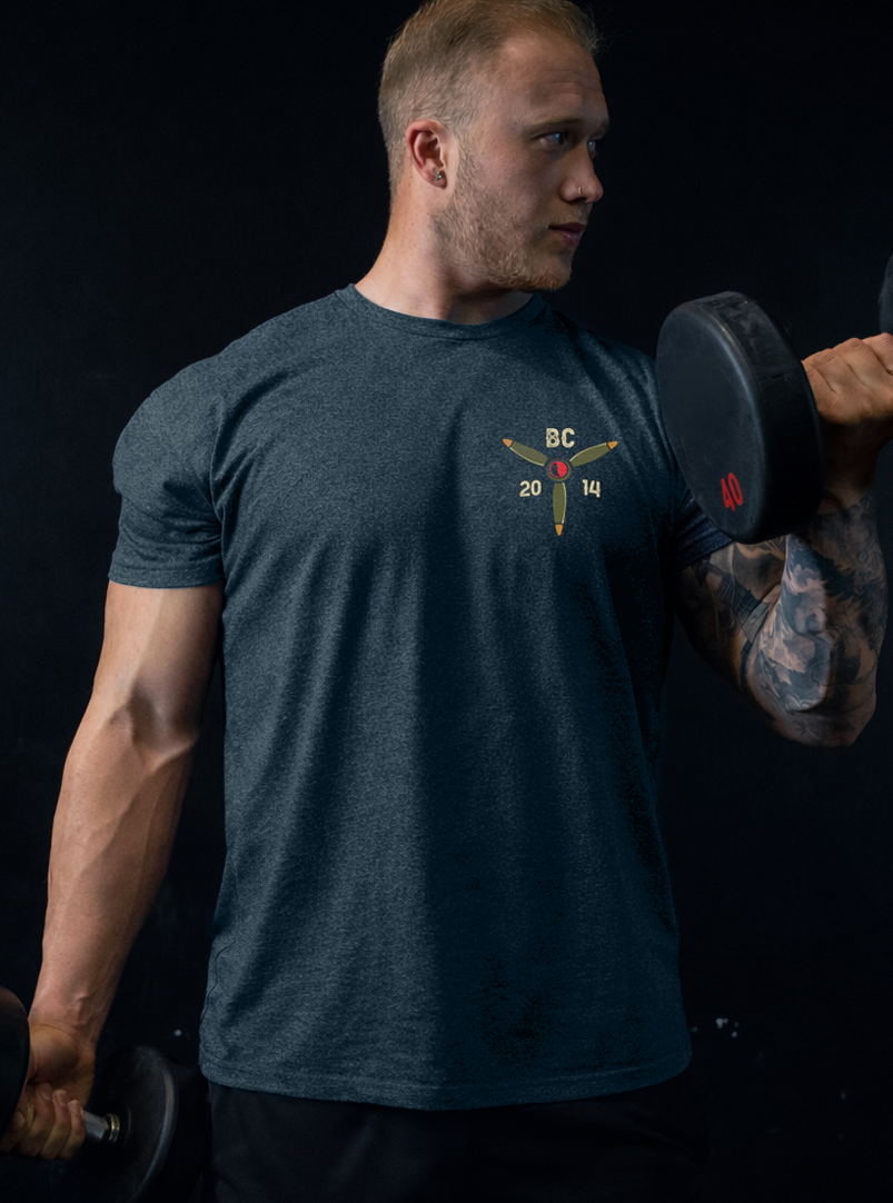 Aces 2.0 T-Shirt - Heather Navy