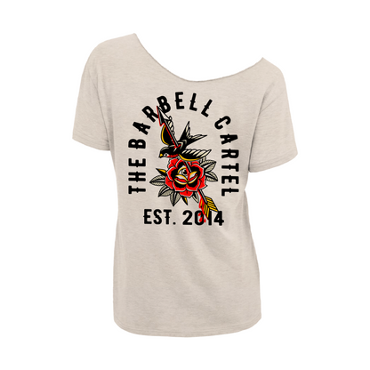 American Traditional Street Cut T-Shirt - Sand