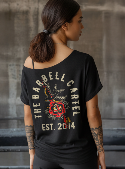 American Traditional Street Cut T-Shirt - Black