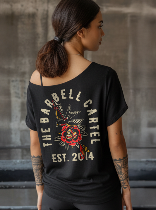 American Traditional Street Cut T-Shirt - Black