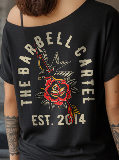 American Traditional Street Cut T-Shirt - Black