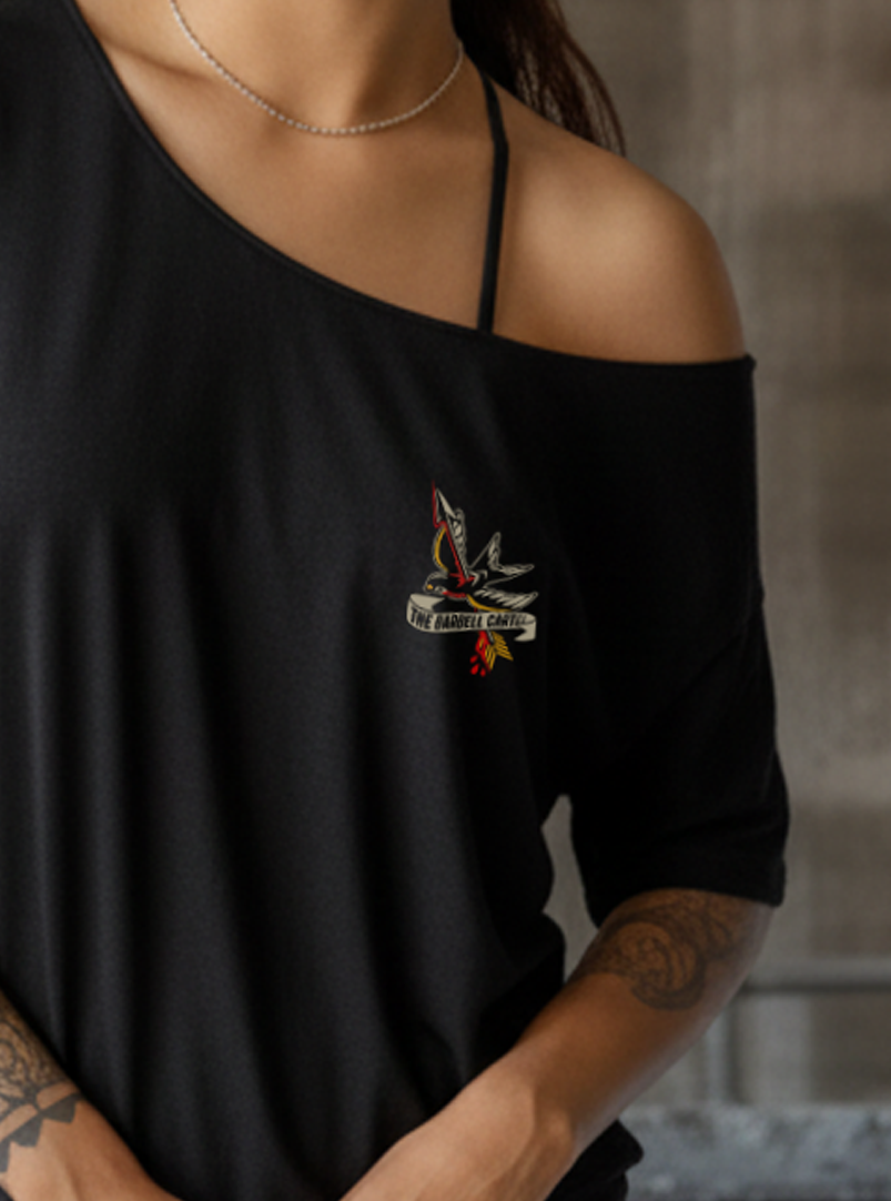 American Traditional Street Cut T-Shirt - Black