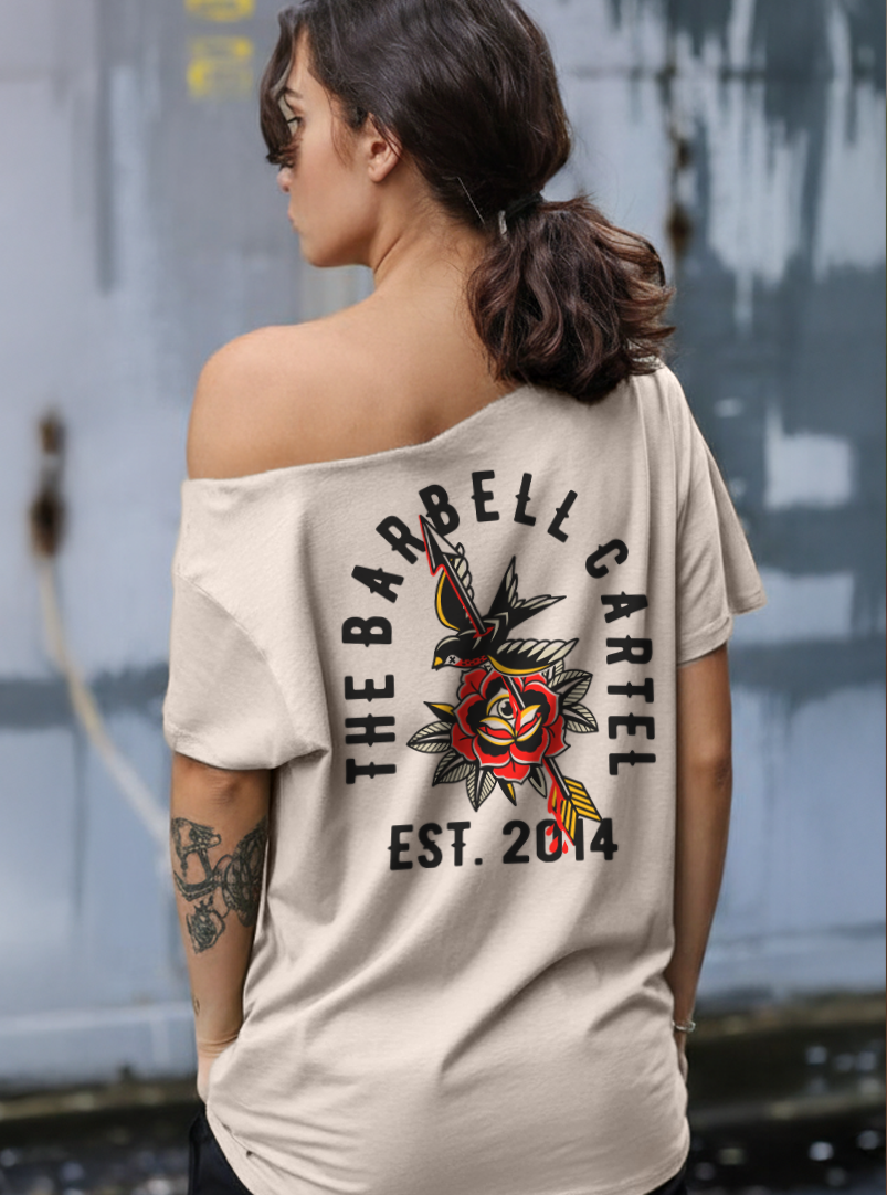 American Traditional Street Cut T-Shirt - Sand