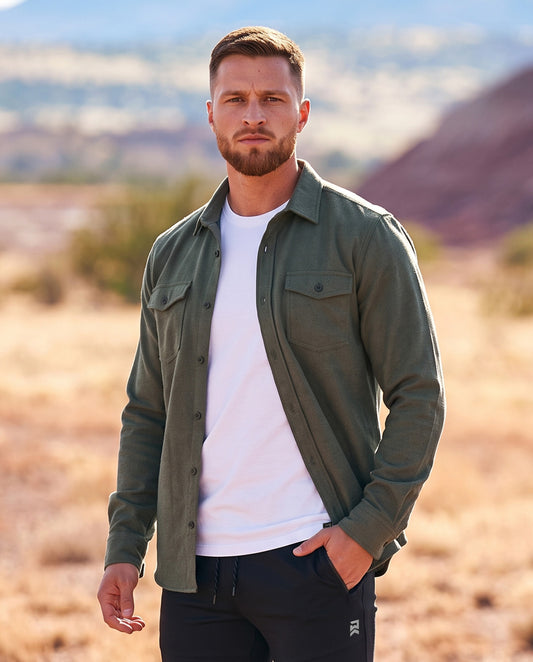 Men's Forester Flannel - Army Heather