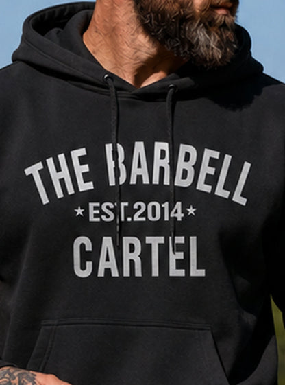 Classic Logo Hoodie - Black - front view on model