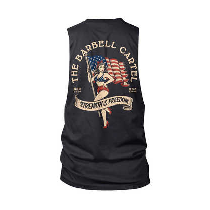 America 250 Cut-Off Tank -  Black (Limited edition)