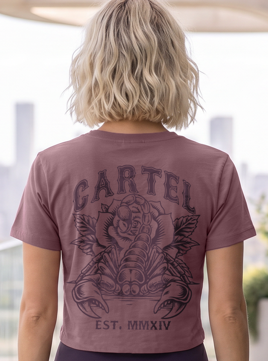Death Grip Hand Cut Crop - Desert Bloom
