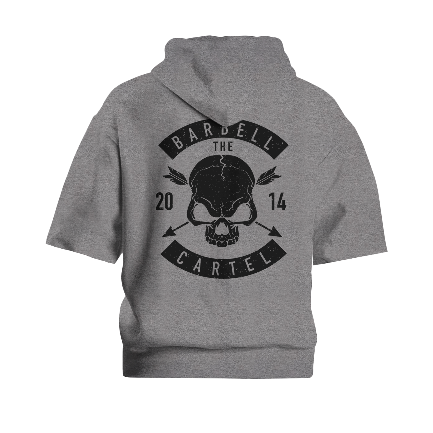 Skull & Arrow Pump Cut Hoodie - Oxford