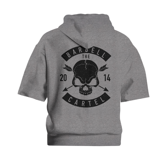 Skull & Arrow Pump Cut Hoodie - Oxford