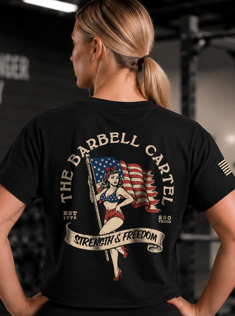 American 250 Hand Cut Crop - Black (Limited Edition)