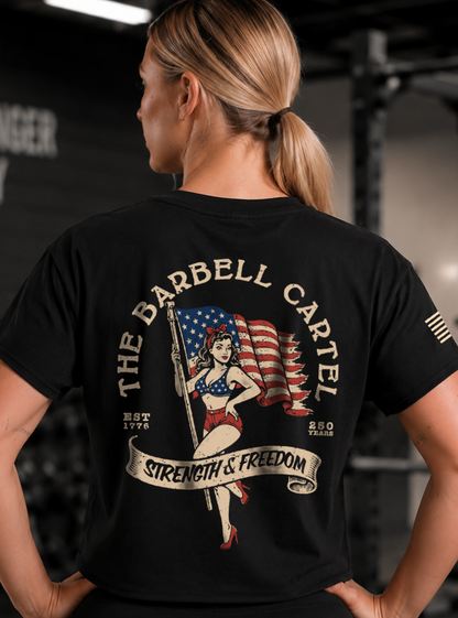 American 250 Hand Cut Crop - Black (Limited Edition)