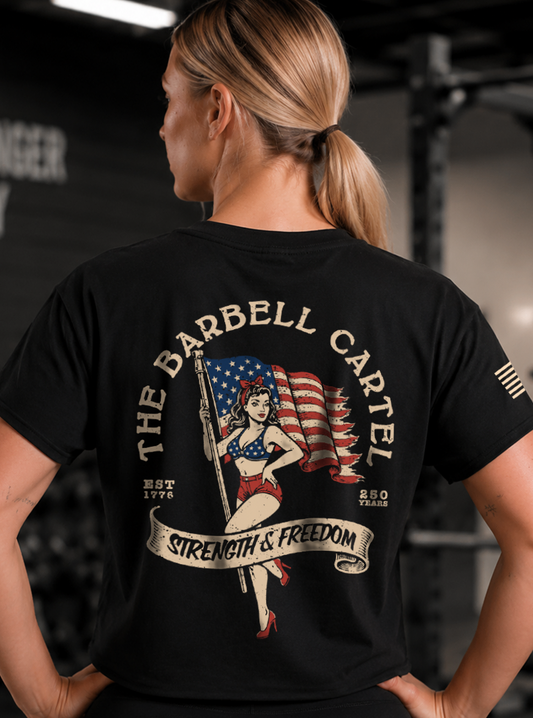 American 250 Hand Cut Crop - Black (Limited Edition)