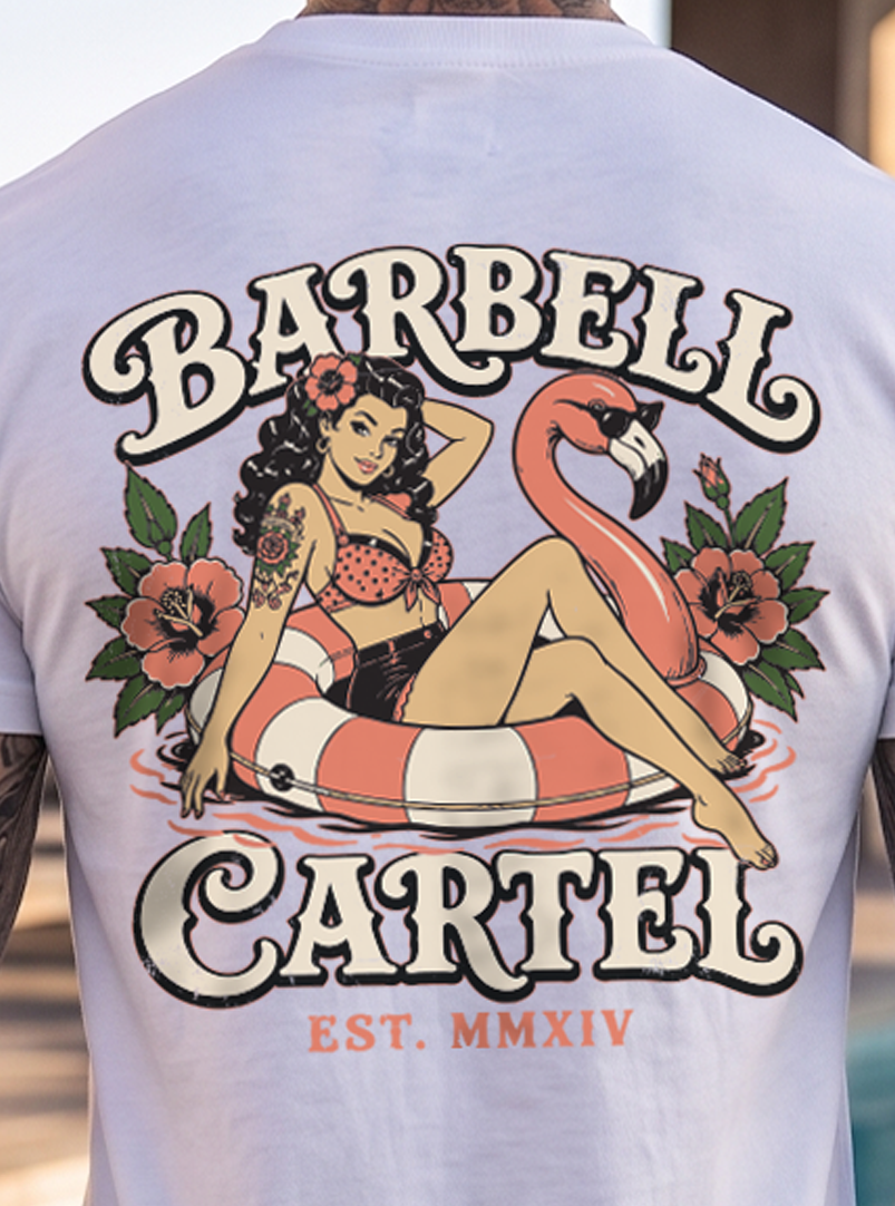 Poolside Paradise T-Shirt - White