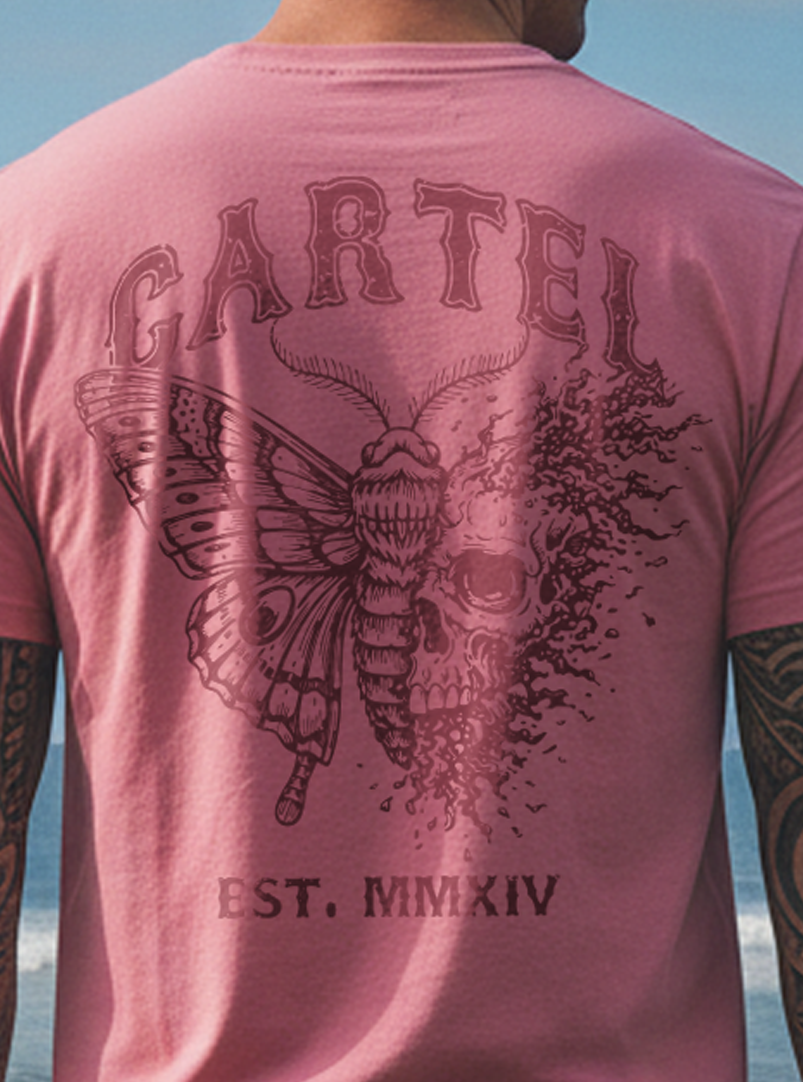 Dead Bloom T-Shirt - Dusty Rose