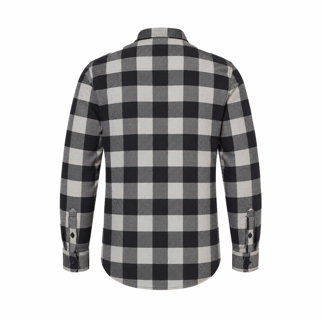 Men's Forester Flannel Plaid - Grey/Black Buffalo Plaid