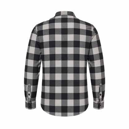 Men's Forester Flannel Plaid - Grey/Black Buffalo Plaid