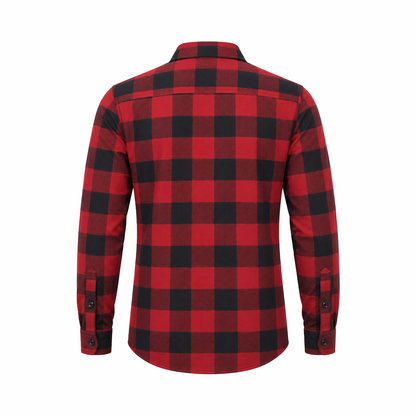 Men's Forester Flannel Plaid - Red/Black Buffalo Plaid
