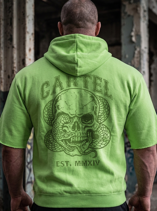 Cold Strike Pump Cut Hoodie - Limewash