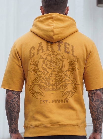 Death Grip Pump Cut Hoodie - Sundown