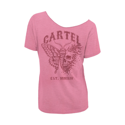 Dead Bloom Street Cut T-Shirt - Dusty Rose