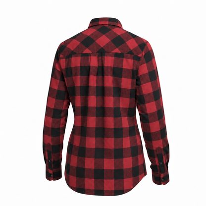 Women's Forester Flannel - Red/Black Buffalo Plaid