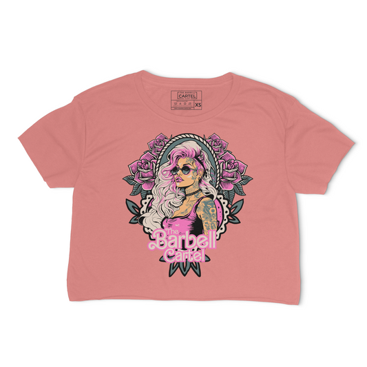 Bar-B Crop T-Shirt - Desert Pink