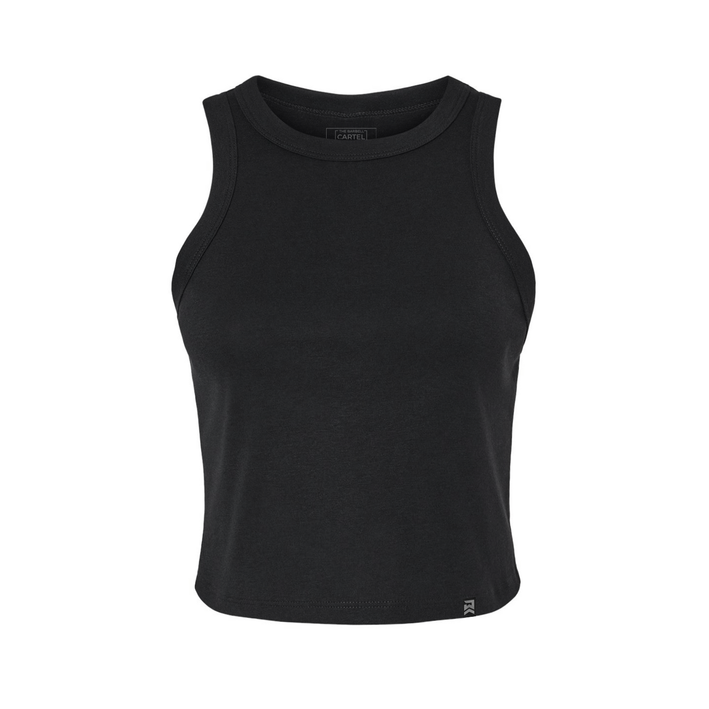 Foundation Cropped Tank - Black
