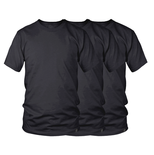 3 Pack Foundation T-Shirt - Black