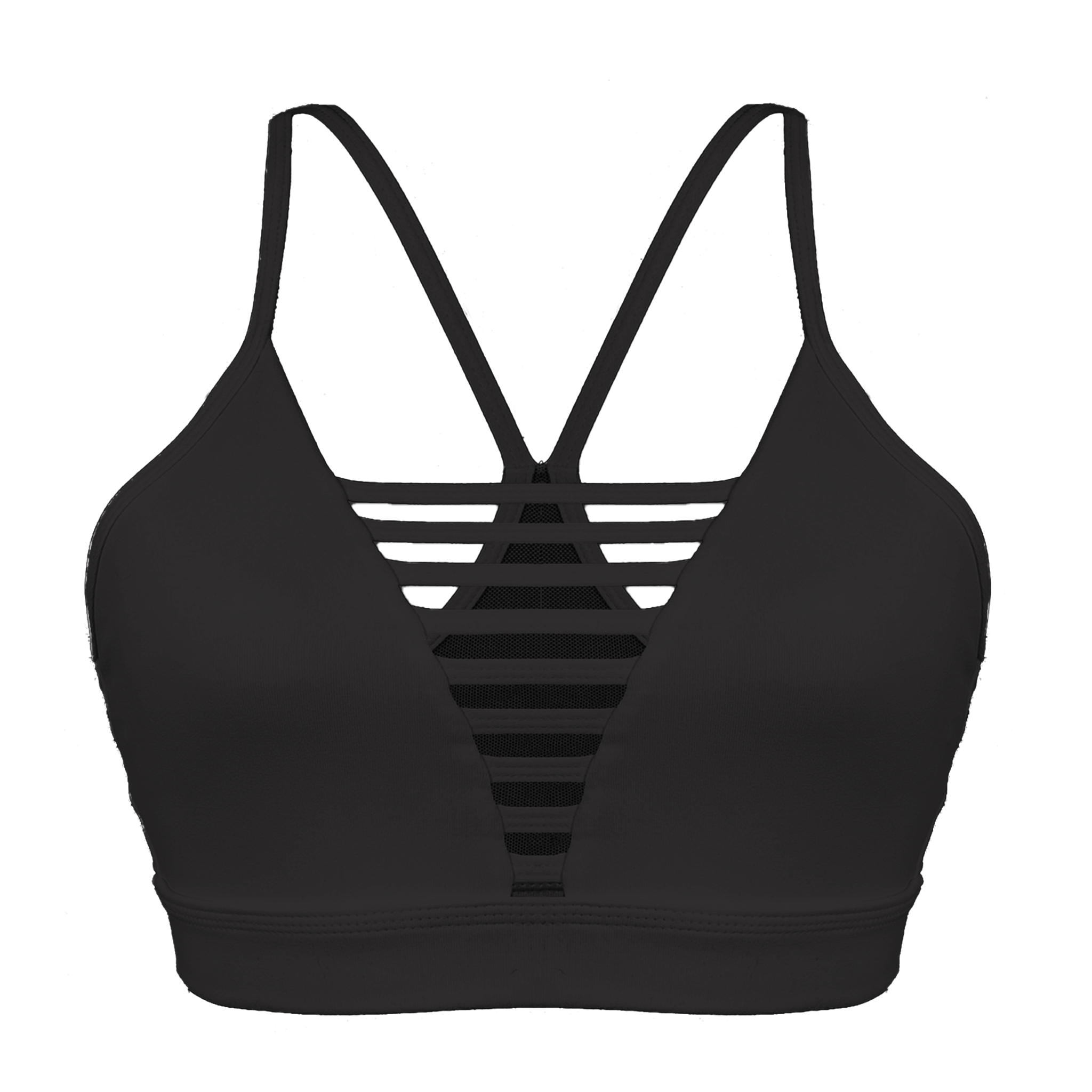 Evolution Sports Bra - Solid Black – The Barbell Cartel