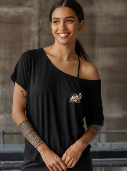 Bomber Girl Street Cut T-Shirt - Black
