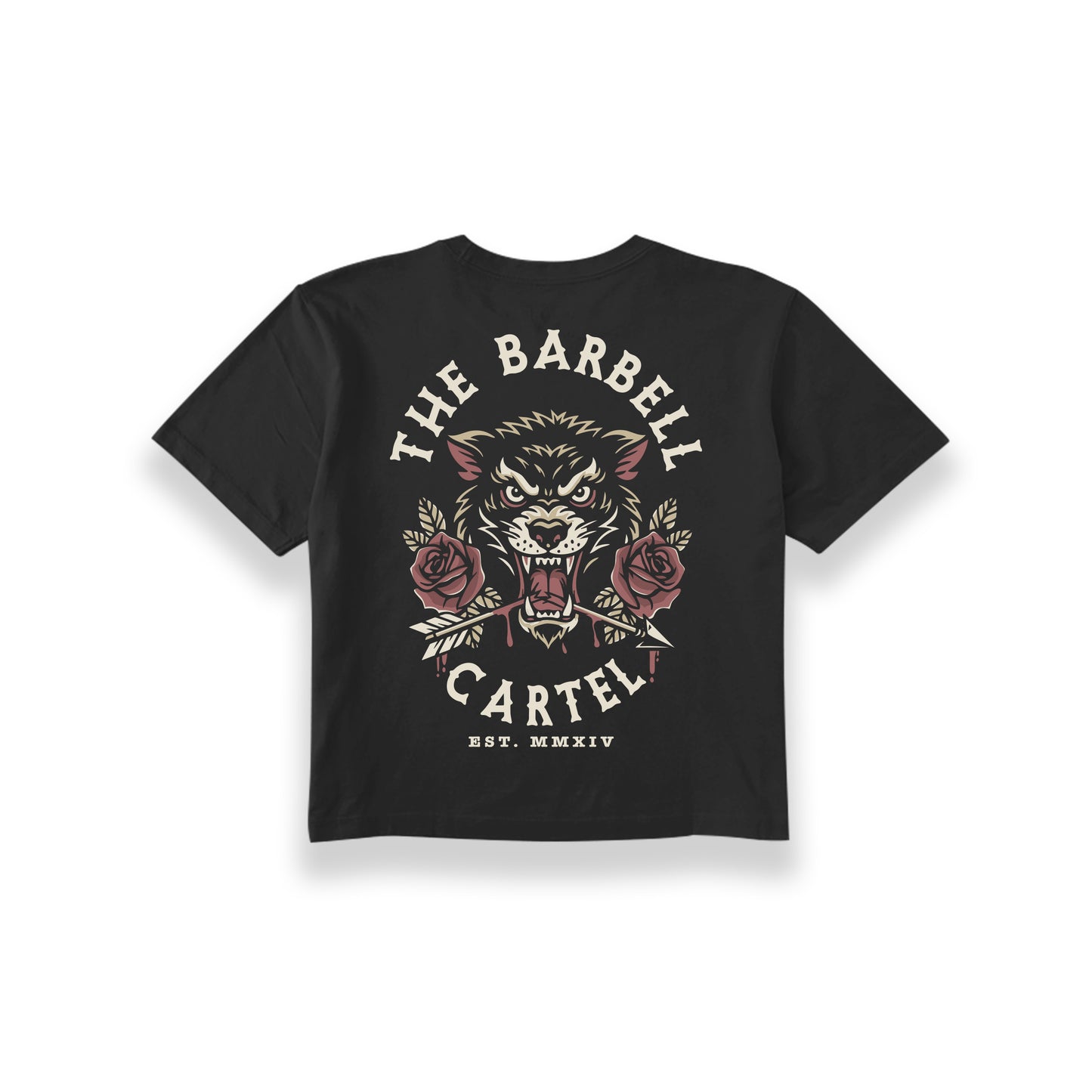 Broken Arrow 2.0 Black Heavyweight Boxy Tee