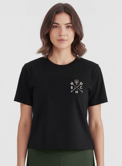 Broken Arrow 2.0 Black Heavyweight Boxy Tee