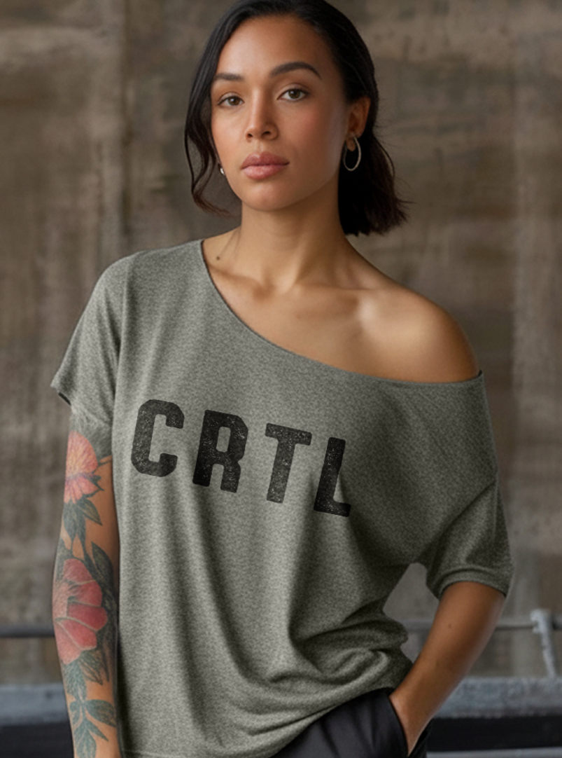 CRTL  Street Cut T-Shirt - Stone Gray