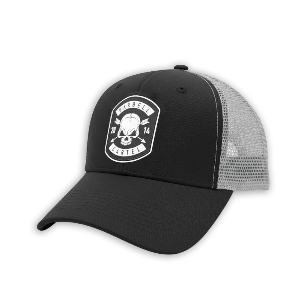 Skull & Arrow Patch Snap Back / Regular Brim - Black