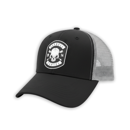 Skull & Arrow Patch Snap Back / Regular Brim - Black