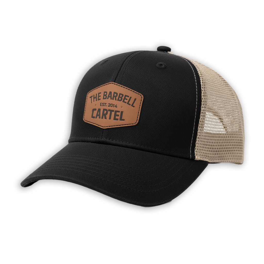 Classic Logo Leather Patch Snap Back / Regular Brim - Black