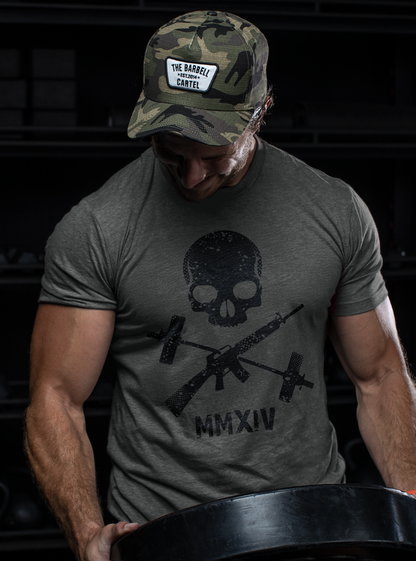 Hot Crossed Guns T-Shirt - Charcoal (Limited Edition)