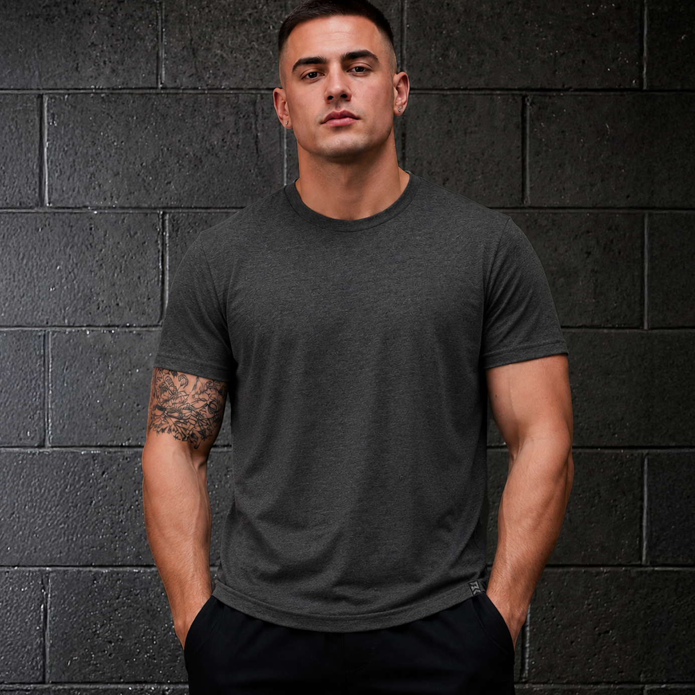 Foundation T-Shirt - 3 Pack (Shades of Gray)