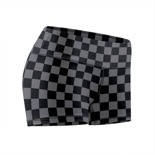 Comp Short 2.5" - Checker Black & Gray