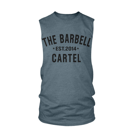 Classic Logo Cut-Off Tank - Slate